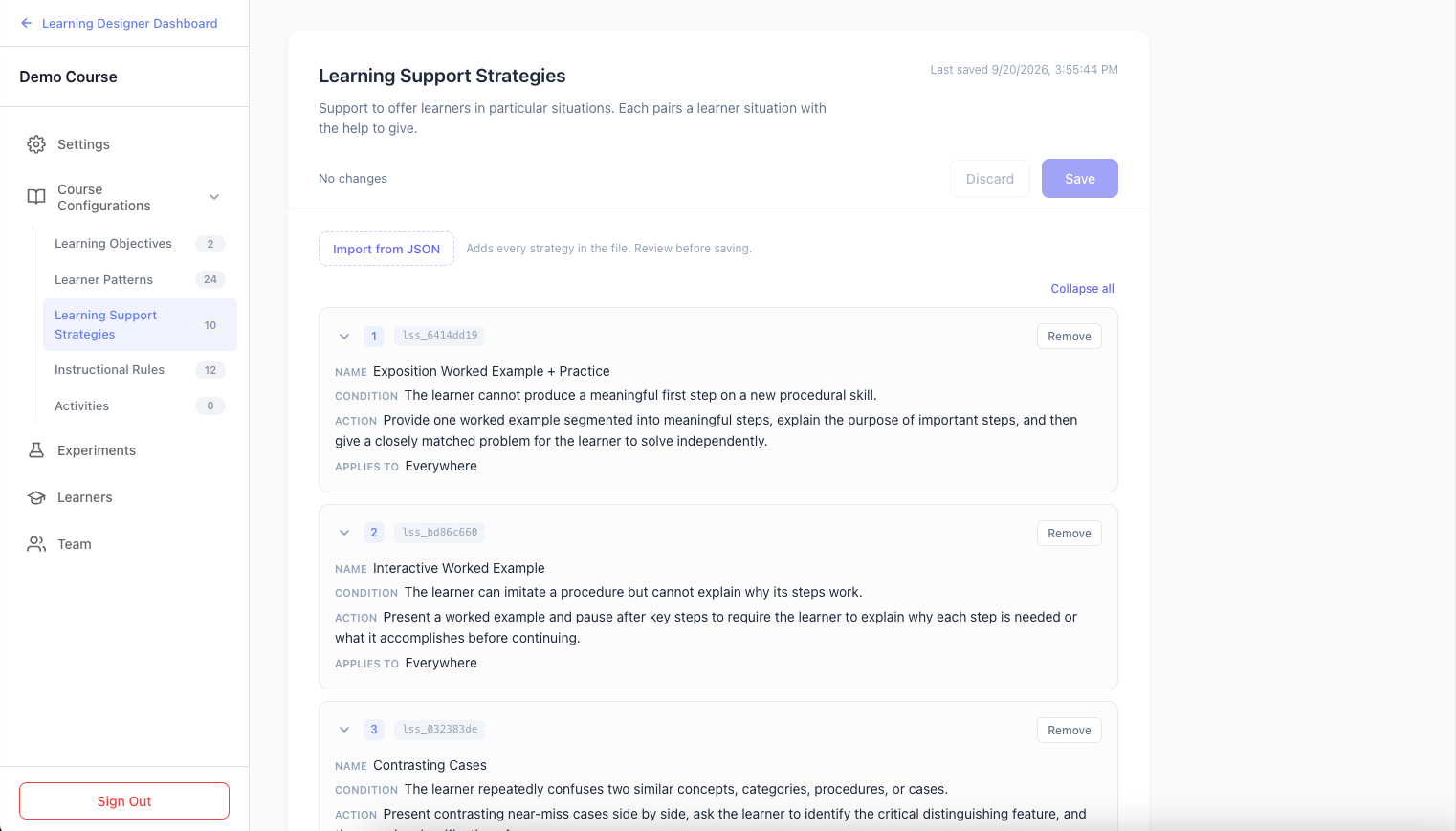 Learning Strategy Studio (LSS) screenshot 3 of 4